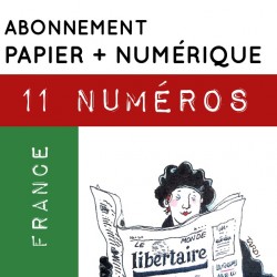 11 numéros PAPIER + NUMÉRIQUE, France. Abonnement standard