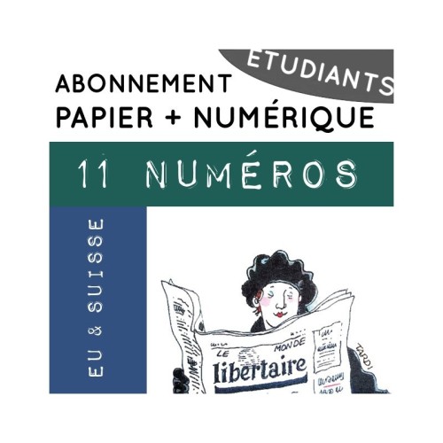 Abonnement étudiants et étudiantes UE 11 numéros