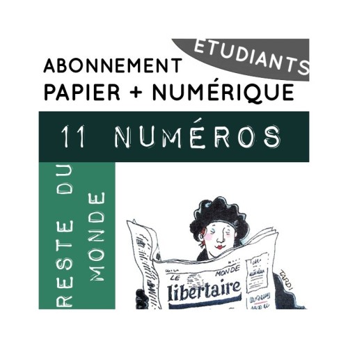 Abonnement étudiants et étudiantes Monde 11 numéros
